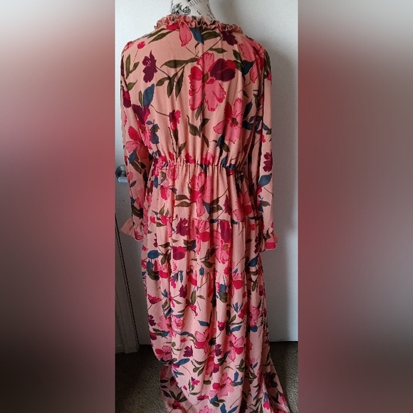 NWT Cupshe's Floral Ruffled Maxi Dress - Picture 6 of 6